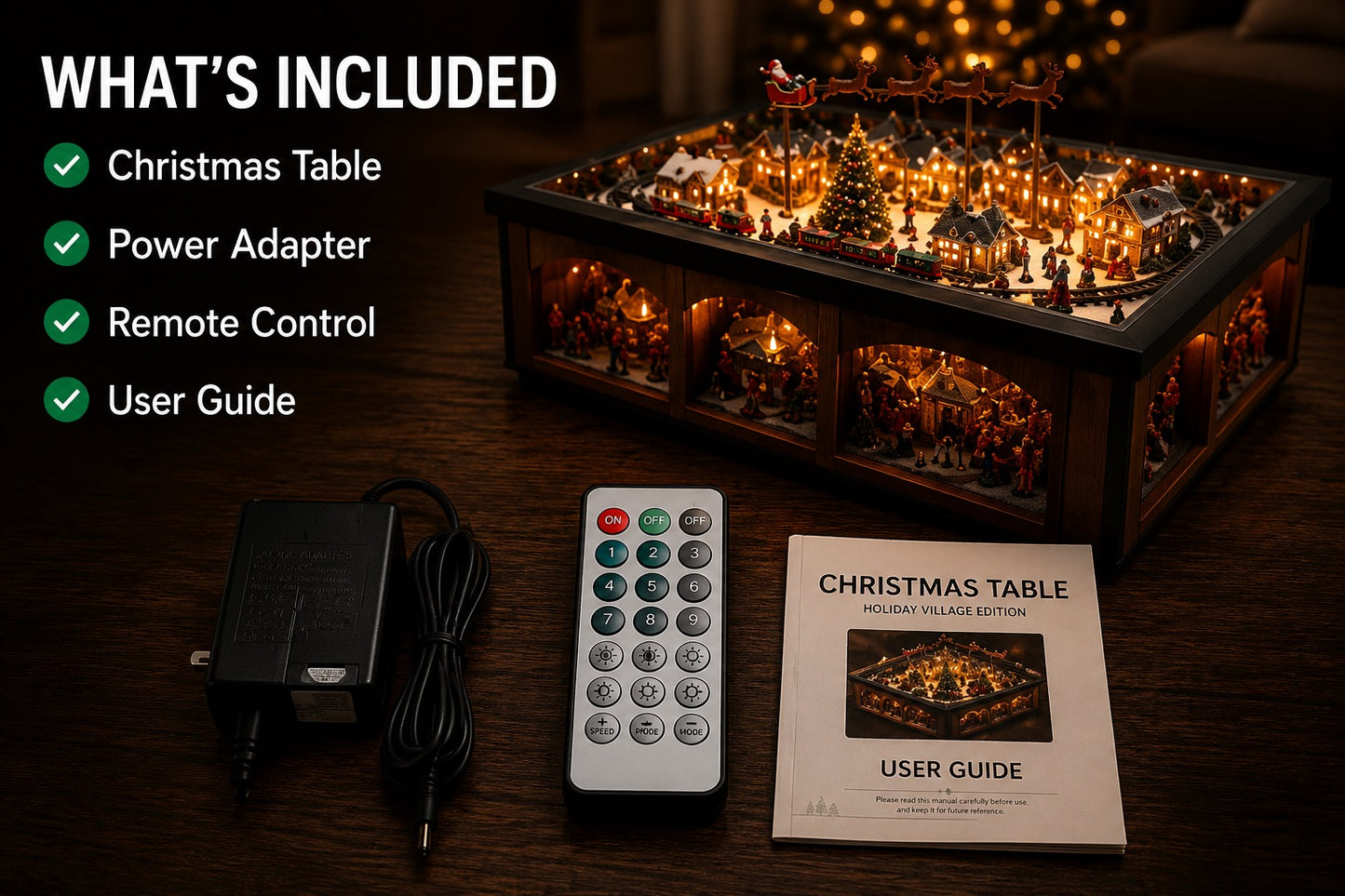 Handmade Christmas Tables