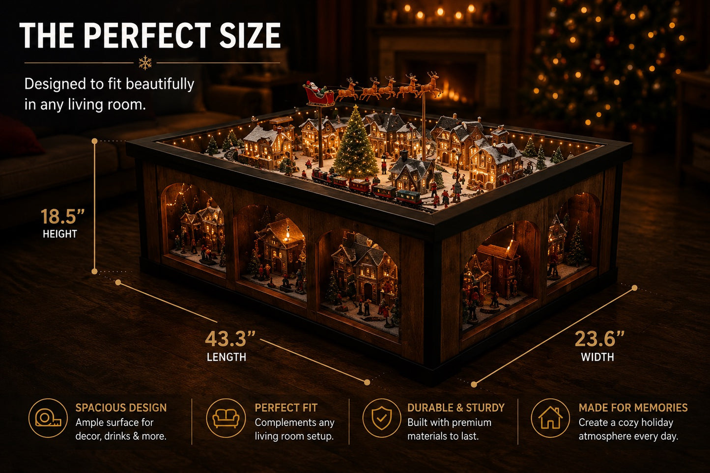 Handmade Christmas Tables